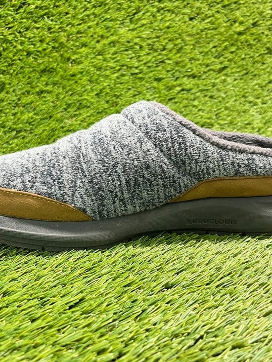 Kuru Draft 2 Mens Size 9 Gray Brown Classic Casual Slip-On Mule Slippers Shoes main image 6